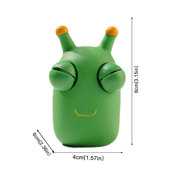 2kpl Hauska Silmämuna Pomppiva Puristuslelu Ruohomato Nipistä Squishy Fidget Lelu Stressinpoisto Silmän Pomppiminen Lapsille Aikuisille 2pcs Mix As photo