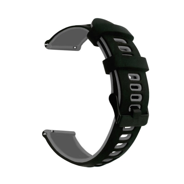 20/22mm Silikonarmband med två färger för Huawei GT2 Gaming 245 Foreign army green and black inside 20mm