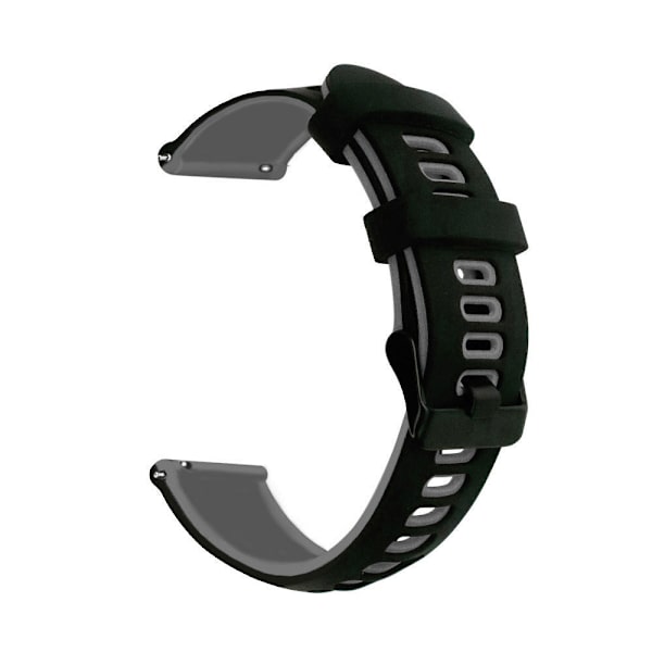 20/22mm Silikonarmband med två färger för Huawei GT2 Gaming 245 Outer lime and inner black 22mm