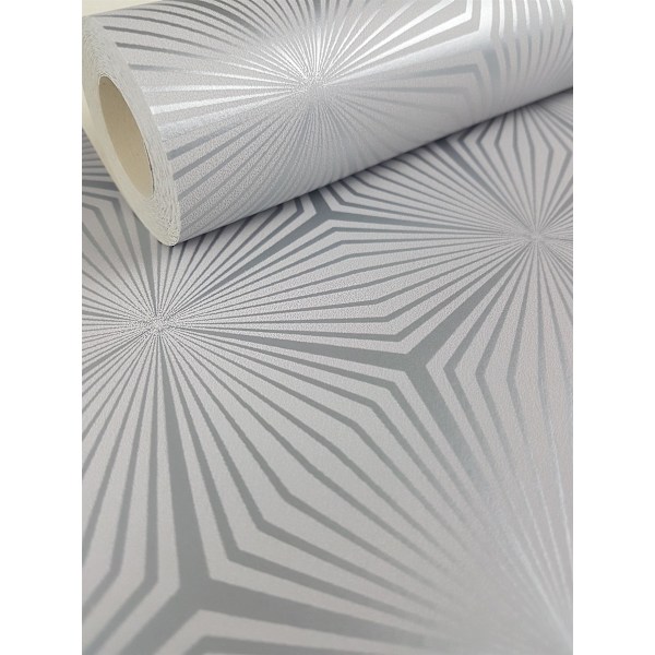 Sparkle Star -tapetti, metallinhohtoinen, kiiltävä, moderni, geometrinen, ylellinen, 4 väriä, Holden
