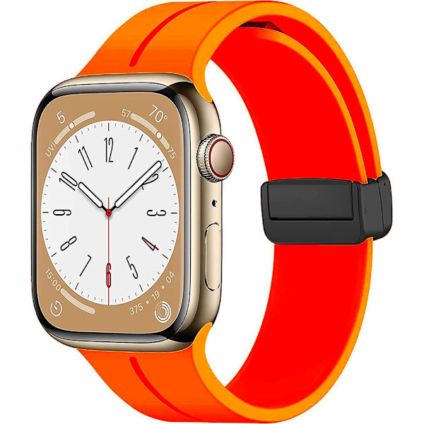 Klockarmband för Apple Watch iWatch 38/40/41/S10 42MM Orange