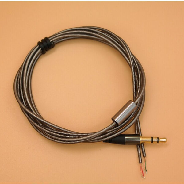 Reparera 3.5mm Jack Ljudkabel Ersättningskabel för Headset Hörlurar DIY Hörlurskablar Dropshipping Ny Overseas