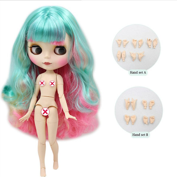 ICY DBS Blyth Fabrikkdukke Egnet for utkledning selv DIY Endre 1/6 BJD Leketøy spesialpris OB24b kuleledd moshalian11