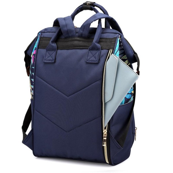 Muoti Urheilu Ulkoilu Swagger Laukku Polyamidit ja Nylon Reppu Deep Blue