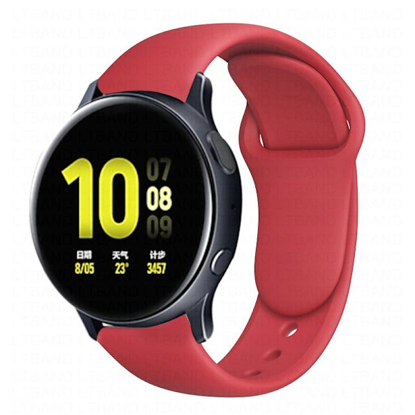 Silikoniranneke Samsung Active 2 -rannekkeelle Gear S3 frontier -rannekoru Galaxy watch 3/46mm/42mm/Active 2 40mm 44mm -ranneke Gray 14 Galaxy watch 3 45mm