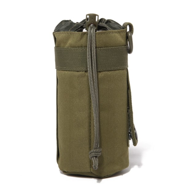 Tactical Molle Vattenflaskväska Militär Utomhuscamping Vandring Dragsko Vattenflaskhållare Multifunktionsflaskpåse S Size Green