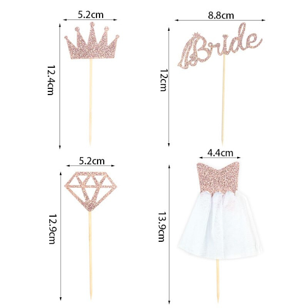 Roséguld Party Engångsartiklar Tallrik Sifferballong Flicka Födelsedagsfest Bröllopsdekor Vuxenfest Babyshower Dekor cake topper set