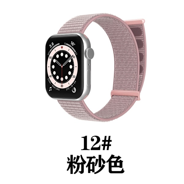 Klockarmband för Apple Watch iWatch 42/44/45/49mm rosa sandfärg