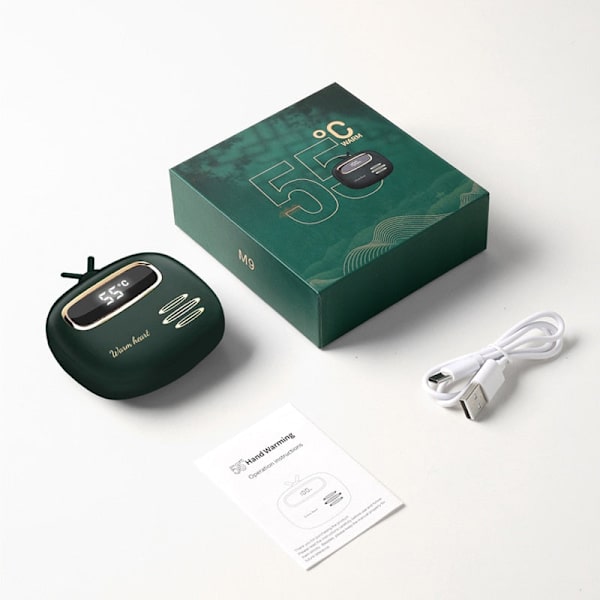 Uusi talvinen mini kannettava USB-samettikädenlämmitin, mobiili varavirtalähde, ladattava lämmitin, Handwärmer Calentador Purple 8*8cm