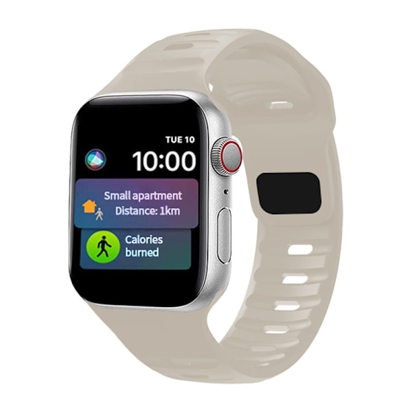 Kellon ranneke Apple Watch iWatch 38 Starlight -kelloon