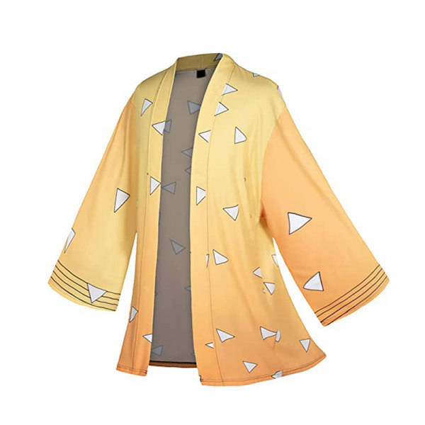 Demon Slayer Kimetsu No Yaiba Haori Kimono Cosplay Kostyme Kamado Nezuko Kåpe Skjorte Halloween Kostymer for Barn Voksen style2 6T
