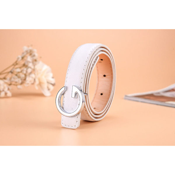 Bälte Mode All-Match Barn och Tonåringar Bälte Unisex Byxbälte Silver Buckle camel 2 108CM
