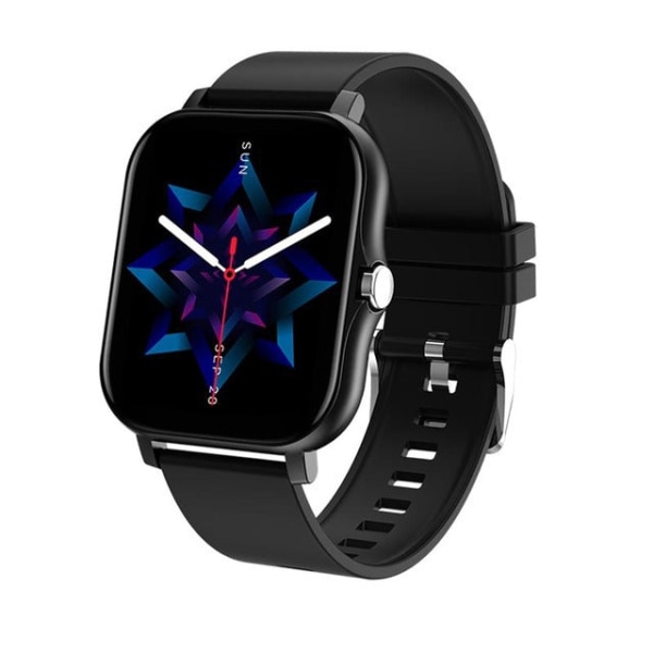 Smart Watch Stegräknare Pulsmätning Bluetooth Calling Pekskärm Smart Armband Gold steel silicone