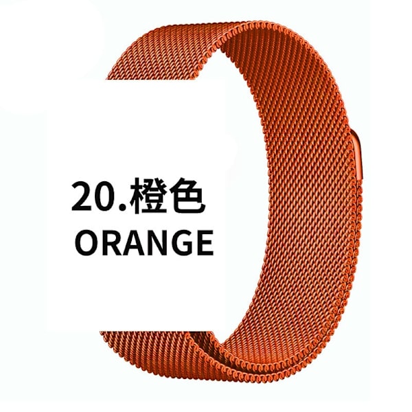 Klockarmband för Apple Watch iWatch för 1-9 generationer: 42-44-45-49mm/s10 46mm 20 Orange