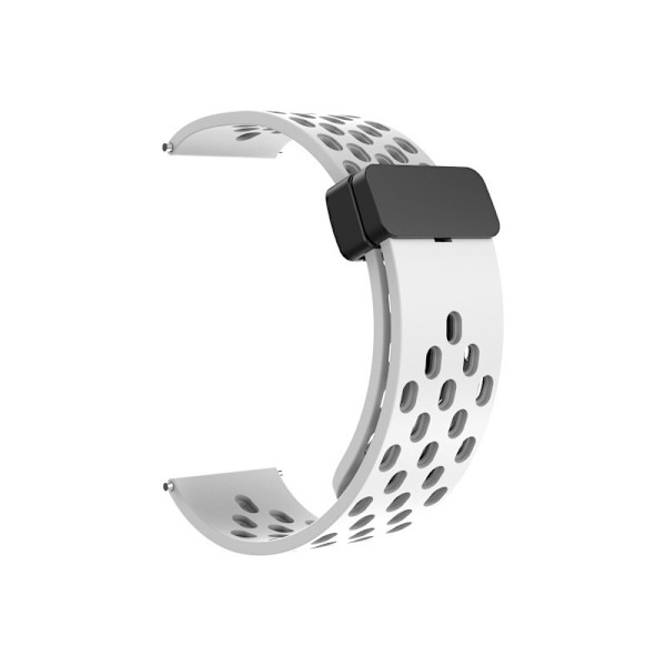 Klockarmband för Apple Watch iWatch 42/44/45/49 S10 46mm vit svart spänne uppgraderad version