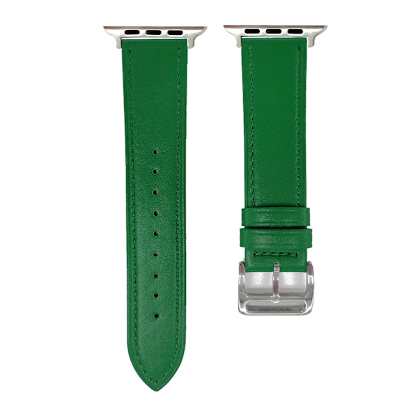 Klockarmband för Apple Watch iWatch 42/44/45 inklusive kontakt Cangling Grön
