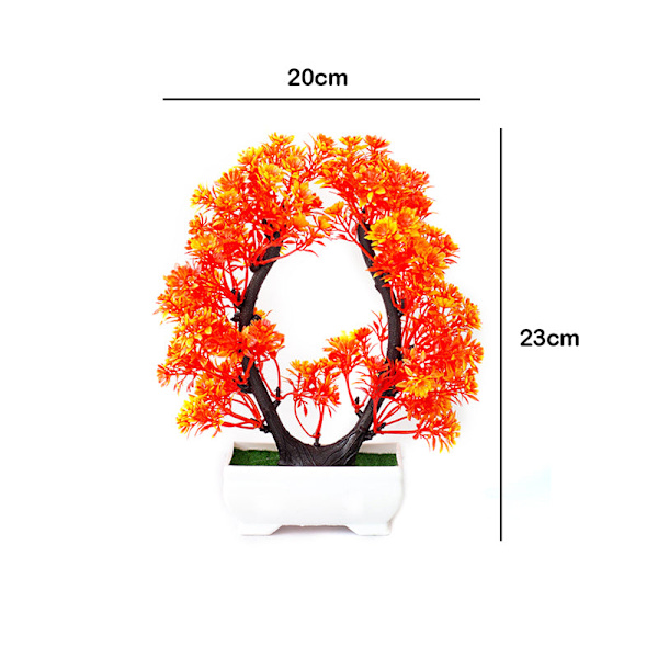 Uudet keinotekoiset kasvit Mänty Bonsai Pieni puu Ruukkukasvit Tekokukat Ruukku koristeet kodin sisustukseen Hotellin puutarhakoriste N