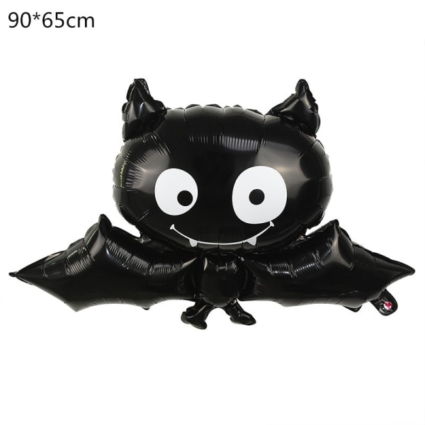 Halloween pumpa spökballonger Halloween dekorationer Spindelfolie ballonger Uppblåsbara leksaker Fladdermus Globos Halloween festtillbehör 1pcs 18inch3