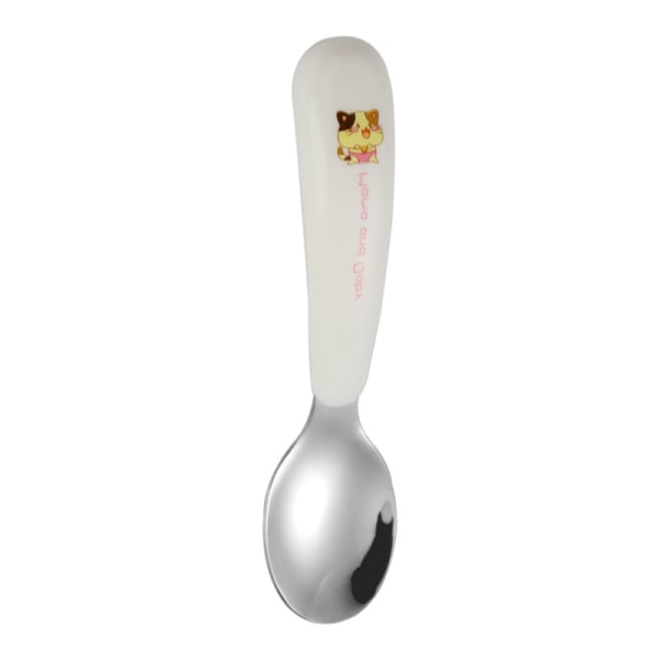 Bärbar porslin Cartoon Creative Baby Skräddarsydd present Set Bear-spoon