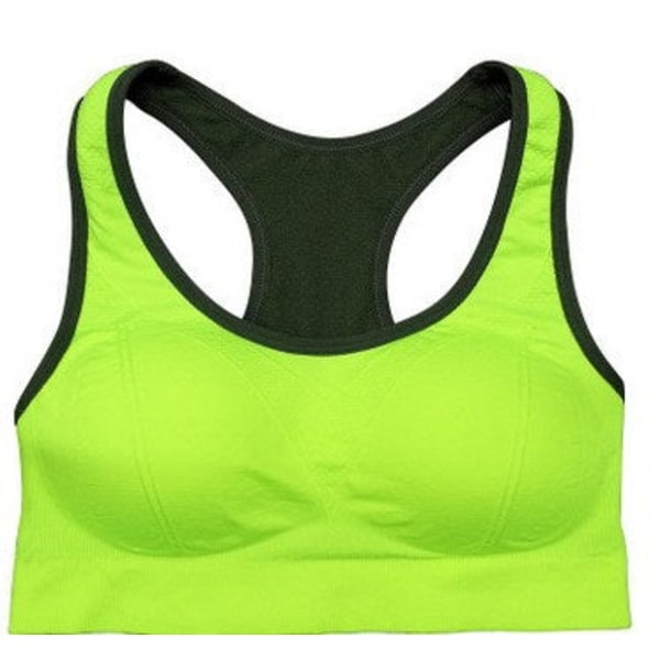 Yoga BH Sexet Sømløs Yoga Trøje Sports BH til Sport Søvn Fitness Tøj red L