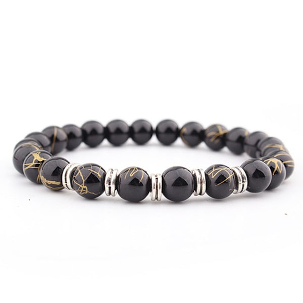 Naturstein 7 chakra energi Buddha perlearmbånd tigerøye stein Lapis Perlet livets tre Anheng fargerikt armbånd for kvinner Lava Stone