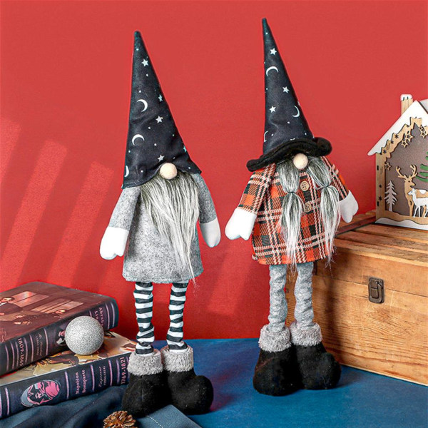 Påskhare Tomte Dekoration Påsk Ansiktslös Docka Påsk Plysch Dvärg Hemfest Dekorationer Leksaker för Barn Halloween ansiktslös docka C Set