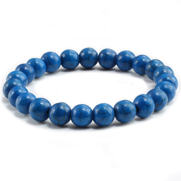Natursten Lava Mat Hematit Perler Armbånd Mode Charm Buddha Bøn Armbånd Til Mænd Kvinder Yoga Smykker Gaver pulseras Emerald 18cm
