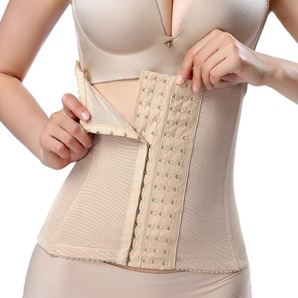 Korsett Body Shaper Waist trainer Shaperwear Bustiers Korsetter Bantningsbälte Underbyst Modelleringsrem Burlesque Gaine Ventre faja 811 beige 5XL