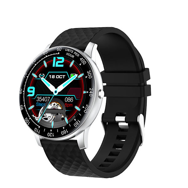 Ur med slukket skærm Lang Lys Kvinde Fysiologisk Cyklus Sundhed Skridttælling Puls Blodtryk Smartwatch Blue