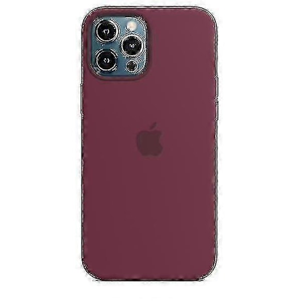 Silikonskal med Magsafe för iPhone 12 Pro Max Wine Red