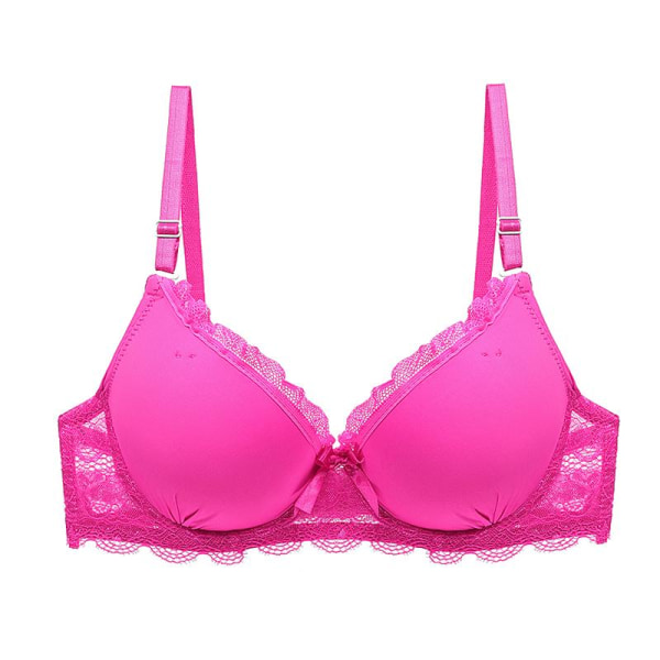 Sexiga BH:ar för Kvinnor Push Up BH Spets Plus BH Underkläder Bralette Kvinnlig Bygel BH White 40A