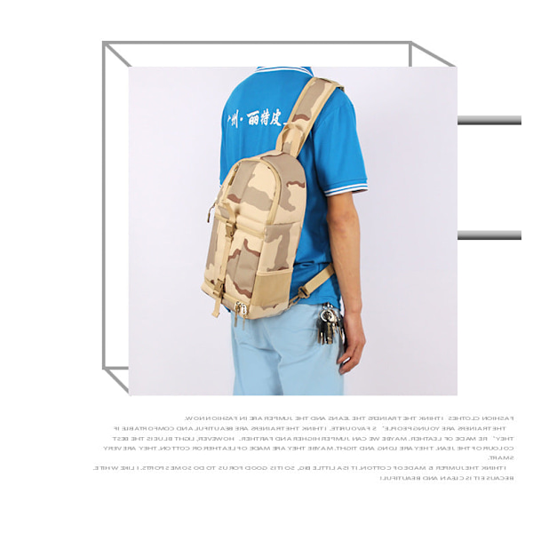 Utomhus Kameraväska Anti-Seismisk Kameraväska Axelväska DSLR Kameraväska Objektivfodral Sand color