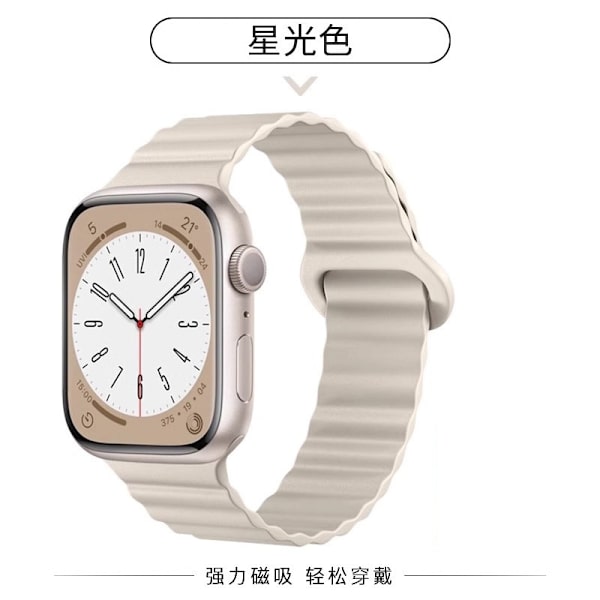 Urrem til Apple Watch iWatch S10 urskive: 42 mm stjerneskær farve