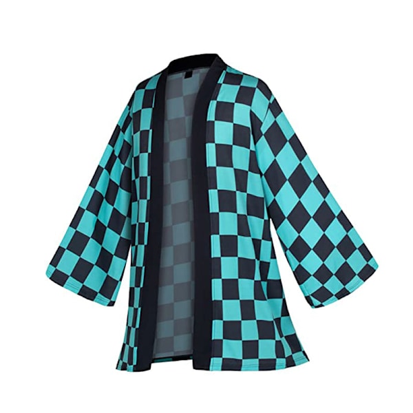 Demon Slayer Kimetsu No Yaiba Haori Kimono Cosplay Kostyme Kamado Nezuko Kåpe Skjorte Halloween Kostymer for Barn Voksen style3 6T