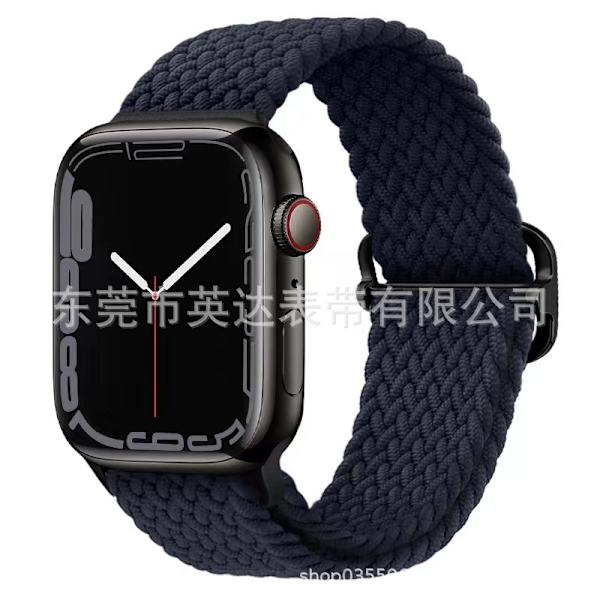 Klockarmband för Apple Watch iWatch 38/40/41mm Kolgrå