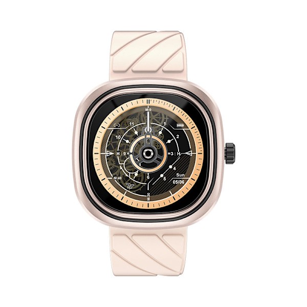Smartwatch med differentieret udseende, virkelig vandtæt og rød blodiltmåling Black