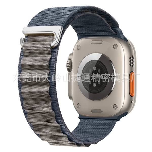 Klockarmband för Apple Watch iWatch 38/40/41/ S1042MM blått C-spänne