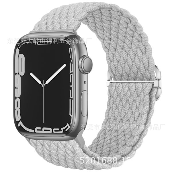 Klockarmband för Apple Watch iWatch 38/40/41/42mm Pärlvit