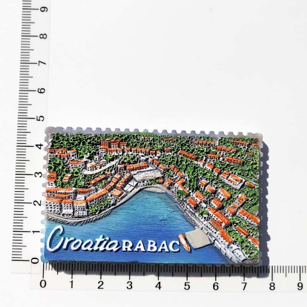 Kroatia Jääkaappimagneetti Kroatie Turistimatkamuisto Välimeri Malta Puola Magneettiset Jääkaappitarrat Kroatian Kartta Kodin Sisustus Croatia RABAC