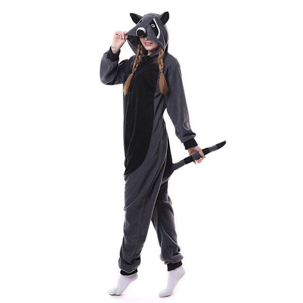 Enhjørning Pyjamas Voksen Dyr Kat Onesie Kvinder Mænd Par Vinter Pyjamas Sæt Natkjole Nattøj Flanel Hjemmetøj as picture2 M