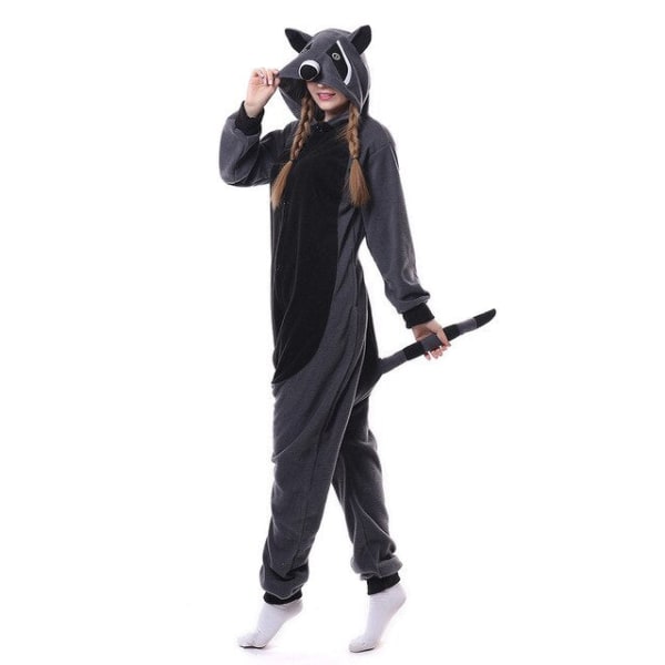 Enhjørning Pyjamas Voksen Dyr Kat Onesie Kvinder Mænd Par Vinter Pyjamas Sæt Natkjole Nattøj Flanel Hjemmetøj as picture3 M