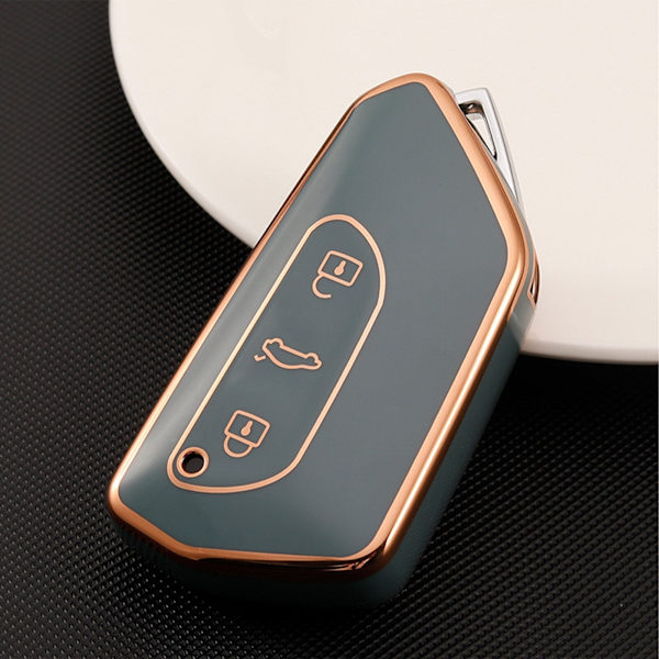 TPU Bilnyckelskydd För Golf 8 TPU Skal Nyckelskydd För Skoda Octavia A8 MK4 Mk8 2020 2021 Seat Leon Mk4 Cupra Formentor Bilnyckel Red