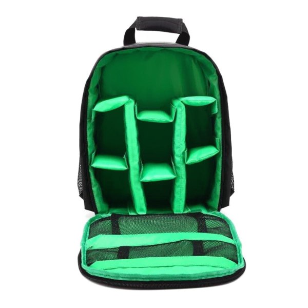 Andoer utomhuskameraväska Vattentät Funktionell DSLR-ryggsäck med andasfunktion Kameravideoväska i alla väder Green