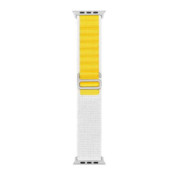 Kellon ranneke Apple Watch iWatch 38/40/41/ S1042MM valkoinen ja keltainen