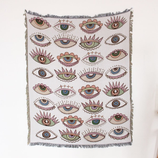 Vintage-sohvapeitto, boheemi tuolinpäällinen, pyyhe, pehmeä puuvillainen seinävaate, pöytäliina, perhekoriste, bohotyyli, festivaalilahja I 9 130x150cm