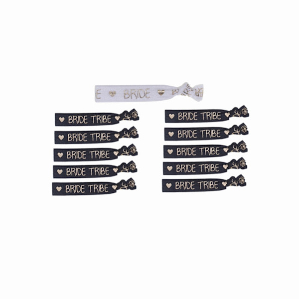 Kombinerad Rea Team Bride Möhippa Armband Blivande Brud Dekoration Mariage Tillbehör Hen Night Bröllopsmaterial Dekor Photo Props23pcs