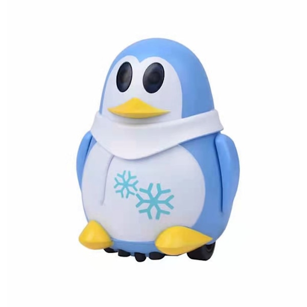 Rita Linjer Följ Leksak Magisk Penna Induktiv Barn Baby Lastbil Tank Leksak Mini RC Robot Ingenjörsfordon Bil Följ Pingvin Gåva 1pc blue robot As photo