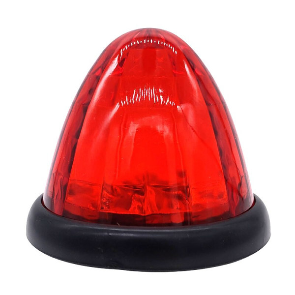 24V 16LED Bil Nødlys konisk Baklys Blinklys Lampe Varsellys Baklyspærer For RV lastebil markeringslys Yellow