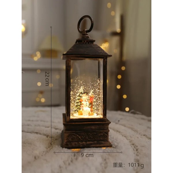 Juledekorasjoner Juledekorasjoner lykter Nordiske snøflak innendørs scene butikk layout ferie kreative ornamenter Golden