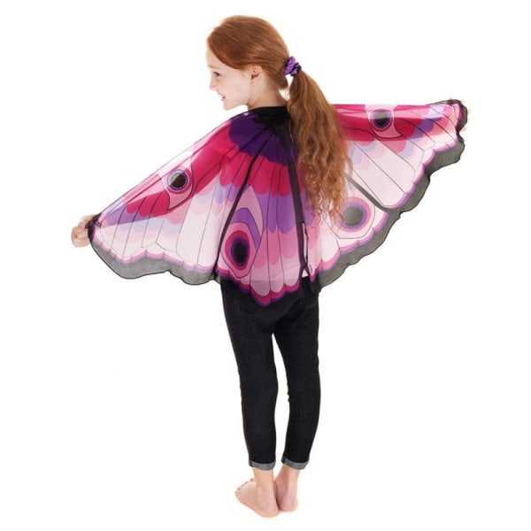 Saga prinsessa cosplay kostym Butterfly Wings Sjal Cape Stole Barn Pojkar Flickor Scarf Wrap accessoarer Style-5 One Size